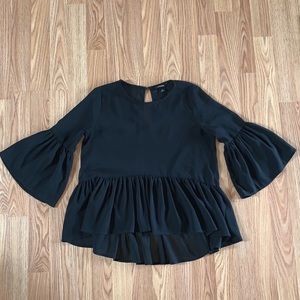 Monki black top size XS